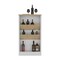 Tuhome Napoles Multistorage Pantry Cabinet, 5 Interior Shelves, Metal Handle, White/Macadamia IBM8990 - alternate 4